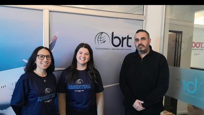 Priscila Ávila, Mariela Ortellado y Maximiliano Chaparro conforman el equipo comercial de Grupo BRT en Argentina.