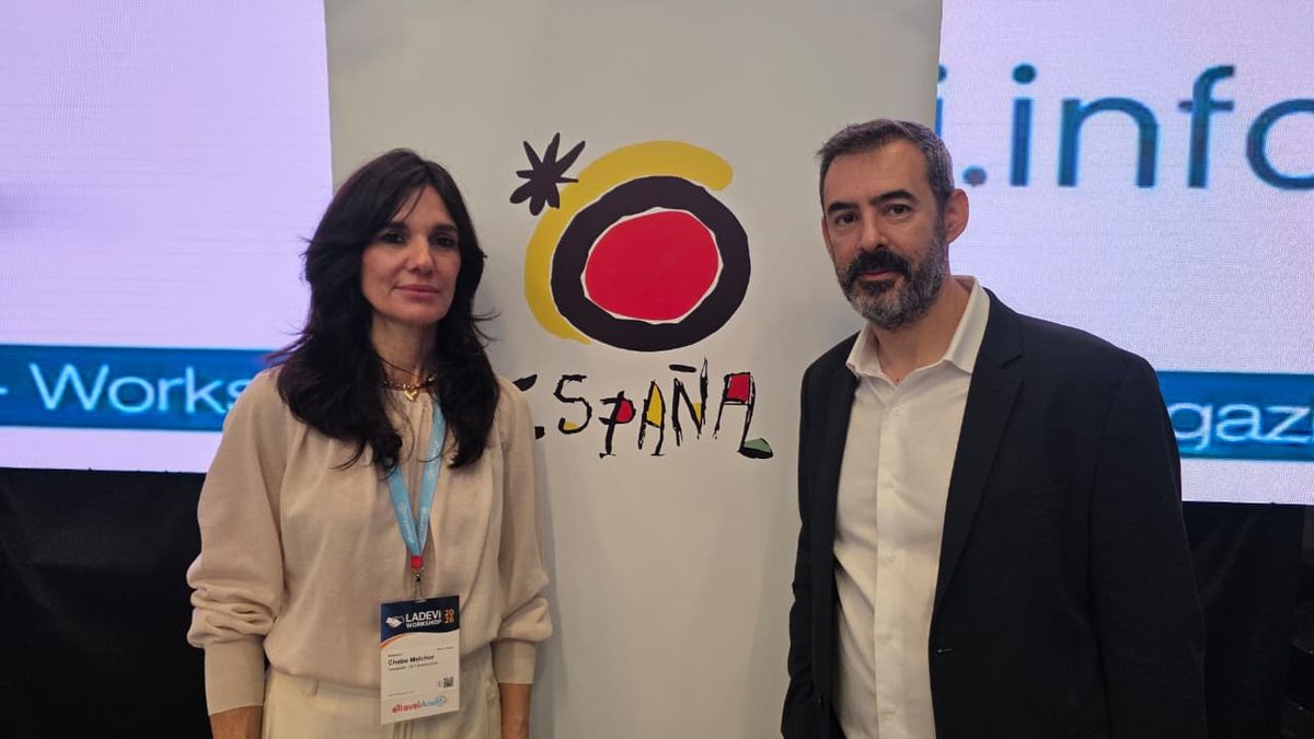 Chabe Melchor y Felipe Formariz, de Turespaña.