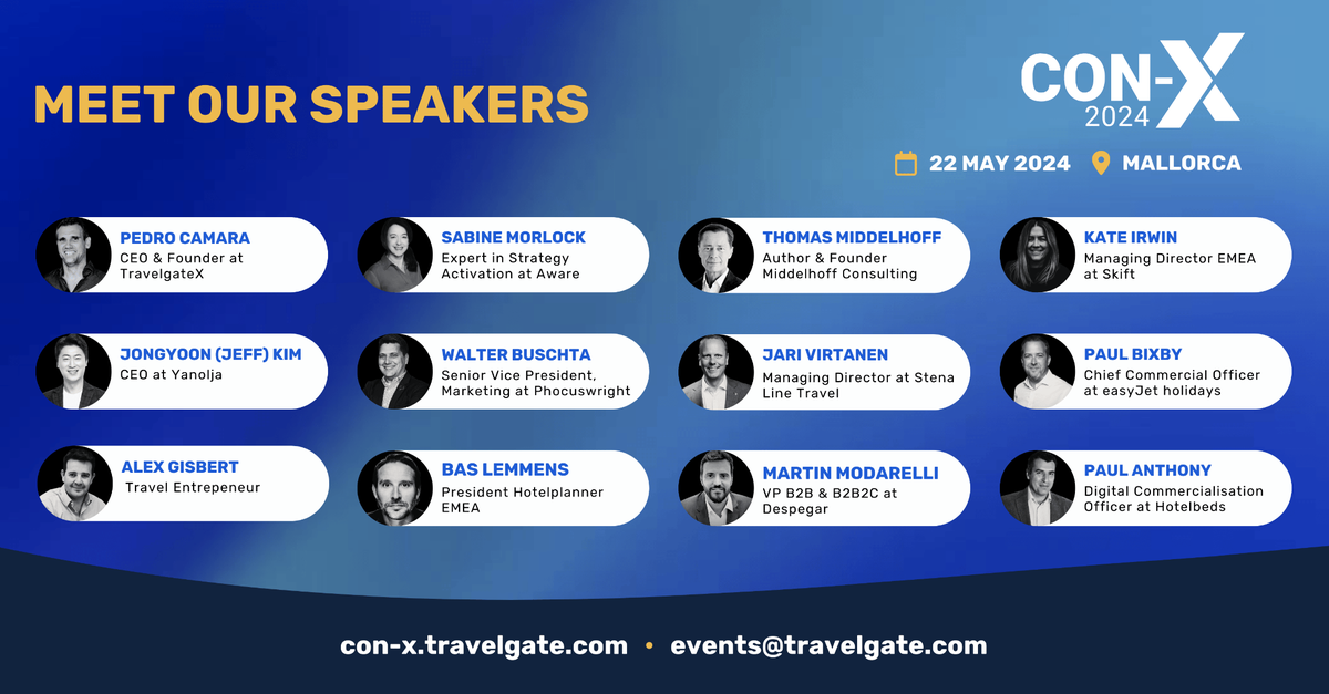 Participantes de la CON-X 2024 organizada por TravelgateX. Participantes de la CON-X 2024 organizada por TravelgateX.