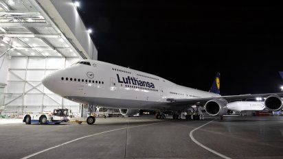 El último vuelo de repatriación de LH tuvo lugar con un B-747-430.