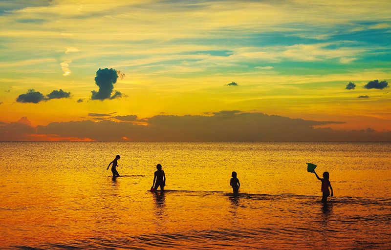 Los atardeceres son imperdibles en el destino.