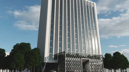 Proyecto del futuro Sheraton en Madrid.