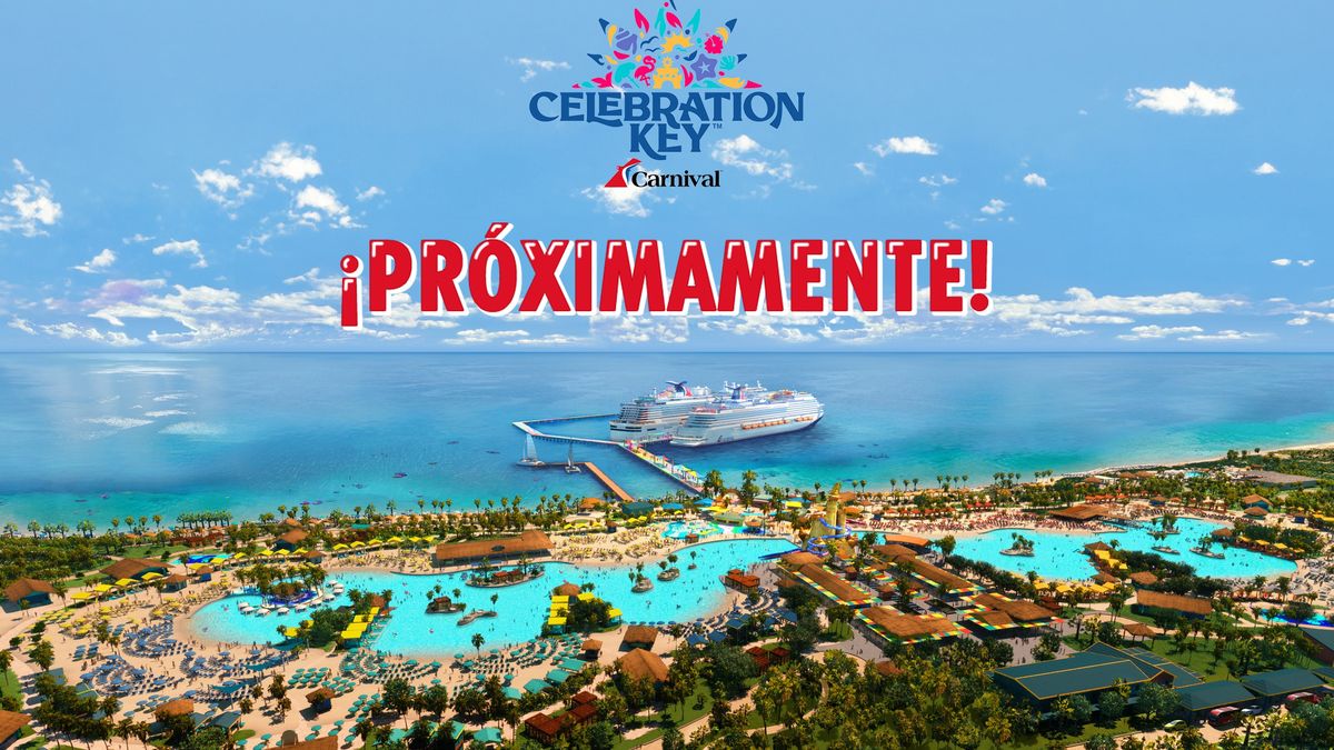 Carnival Cruise Line alista la apertura de Celebration Key en las Bahamas