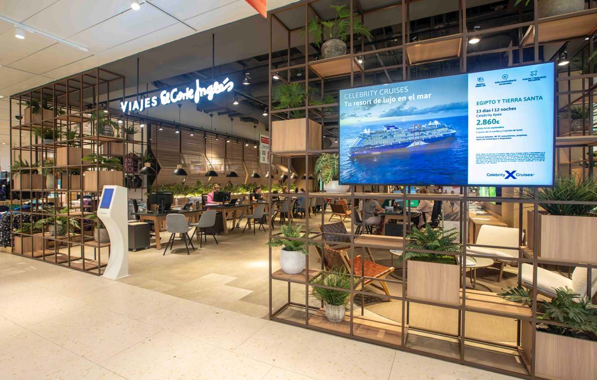 Una de las agencias de viajes del Grupo Viajes El Corte Inglés.