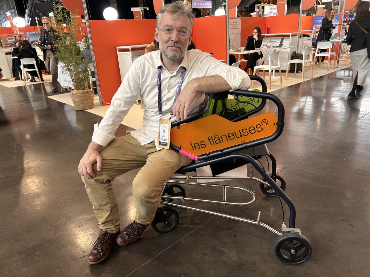 Yves Subarroque presentó las bondades de Les Flâneuses en Rendez-Vous en France 2025.