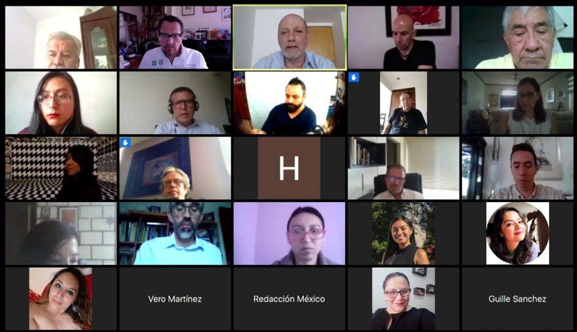 Carlos Mackinlay, secretario de Turismo de Ciudad de México, en conferencia de prensa virtual.