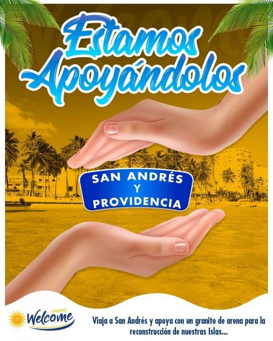Grupo Welcome apoyando a San Andrés&nbsp;