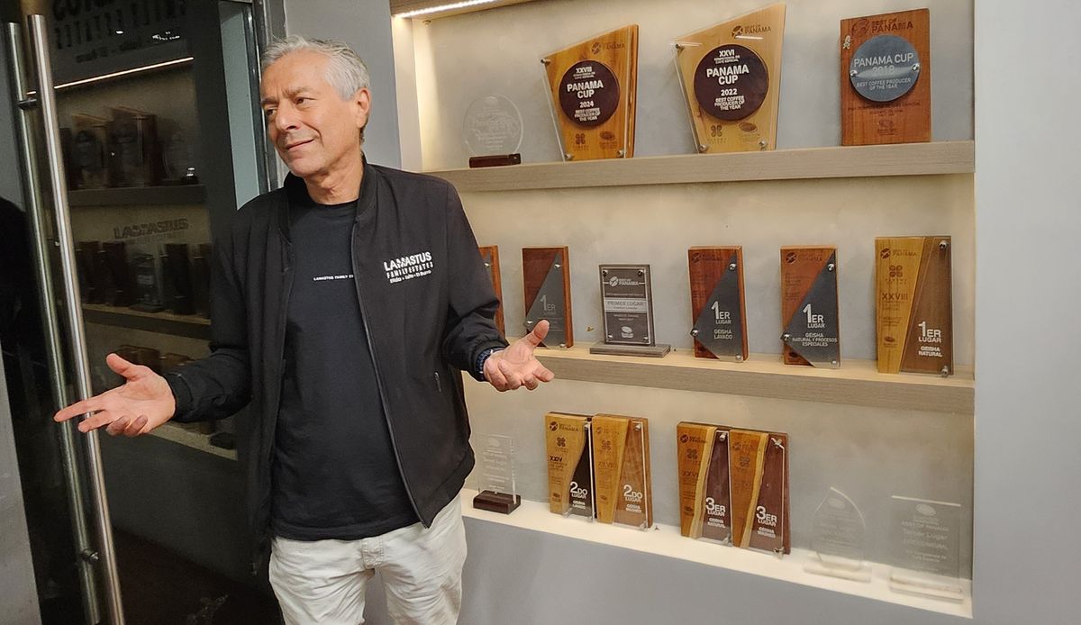 Wilford Lamastus, productos del café más cotizado del mundo: la variedad geisha.