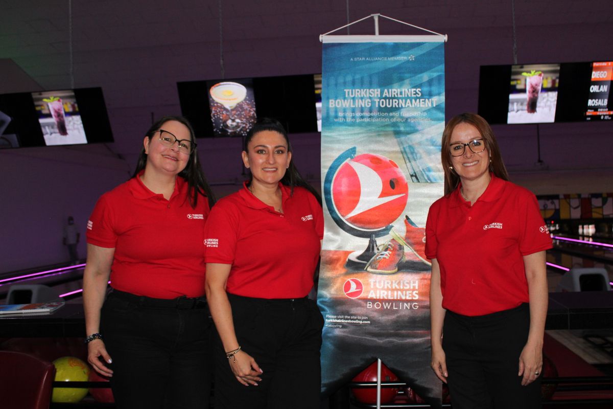María Cristina Ortiz, ejecutiva comercial; Viviana Zárate, representante de Ventas y Marketing; y Claudia Prieto, gerente de Ventas para Colombia de Turkish Airlines.