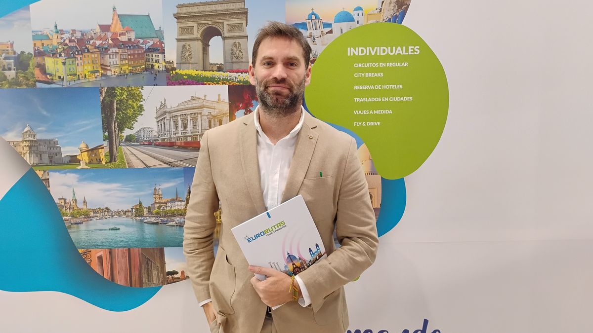 Antonio Paramio, director comercial de Eurorutas, durante su participación en la Vitrina Turística Anato 2025.