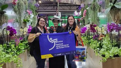 Loja promociona el Festival de Artes Vivas en WTM Latin America en Brasil