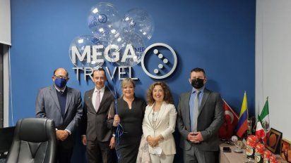 Nuevas oficinas de Mega Travel en Colombia.