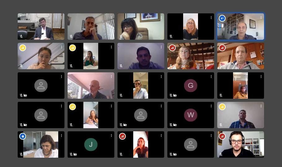 Fue la primera vez en su historia, que el organismo sesionó por videoconferencia.