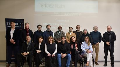 Los panelistas del primer encuentro TenDiez Lab en la Universidad de Belgrano.