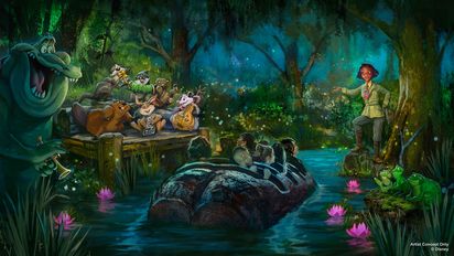 Tianas Bayou Adventure llegará a Magic Kingdom, en Walt Disney World Resort.