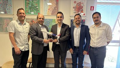 Representantes de Turkish Airlines se reunieron con el director nacional de Sernatur, Cristóbal Benítez.&nbsp;