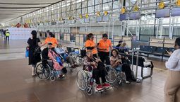 Nuevo servicio de asistencia para pasajeros con movilidad reducida en el Aeropuerto de Santiago iniciará con marcha blanca.&nbsp;
