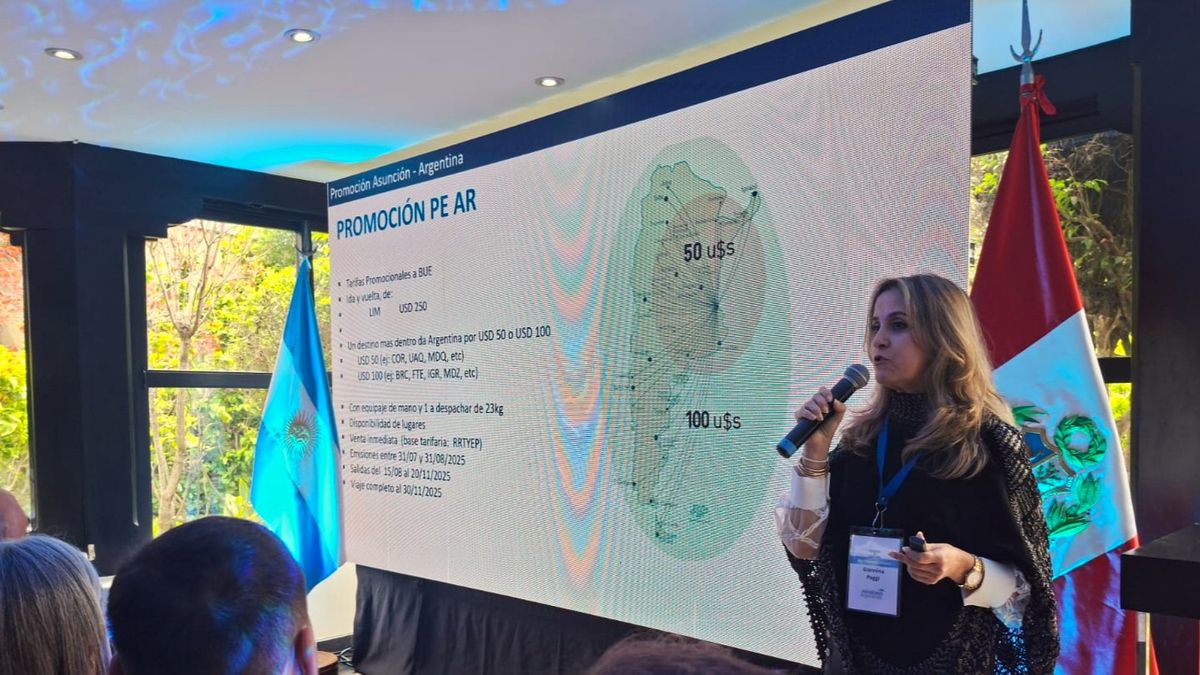 Giannina Poggi, jefa de ventas de Aerolíneas Argentinas.