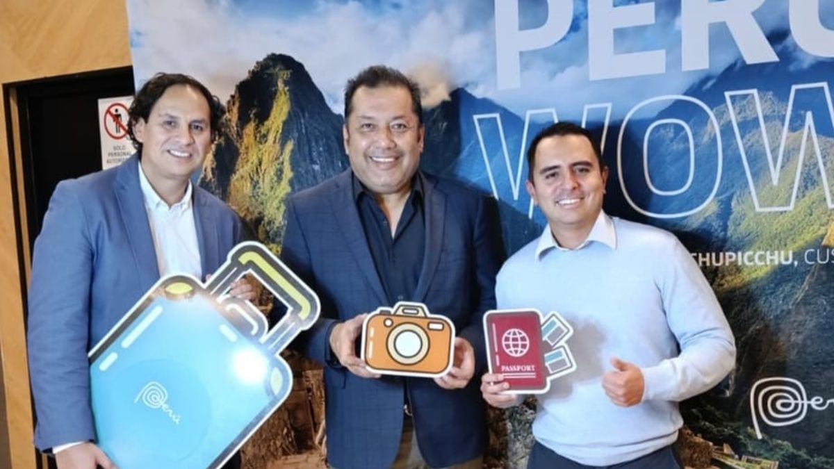 Fabricio Arrascue, Max Rodríguez y Renzo Benavente.