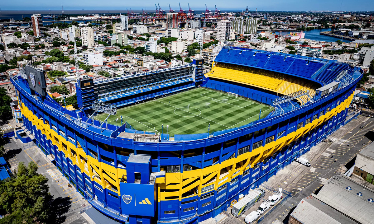 La Bombonera es uno de los estadios más icónicos de Buenos Aires.