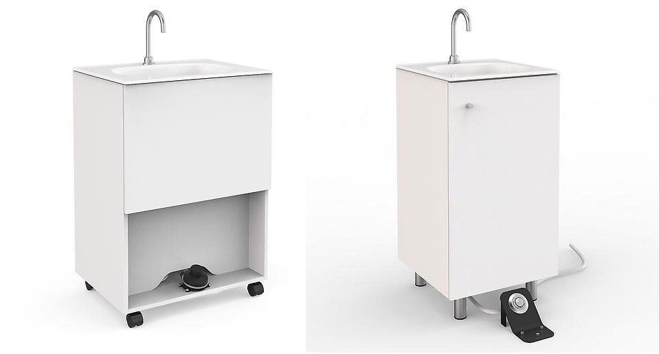 Lavamanos portátil y compacto.&nbsp;