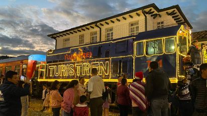 El Tren Turístico Navideño de Boyacá está de vuelta