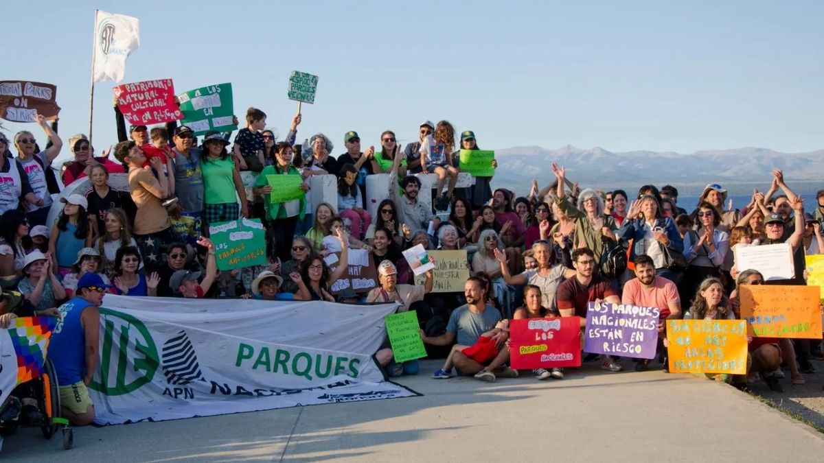 Parques Nacionales: ATE se movilizó en rechazo al cierre del Museo La Pastera.&nbsp;