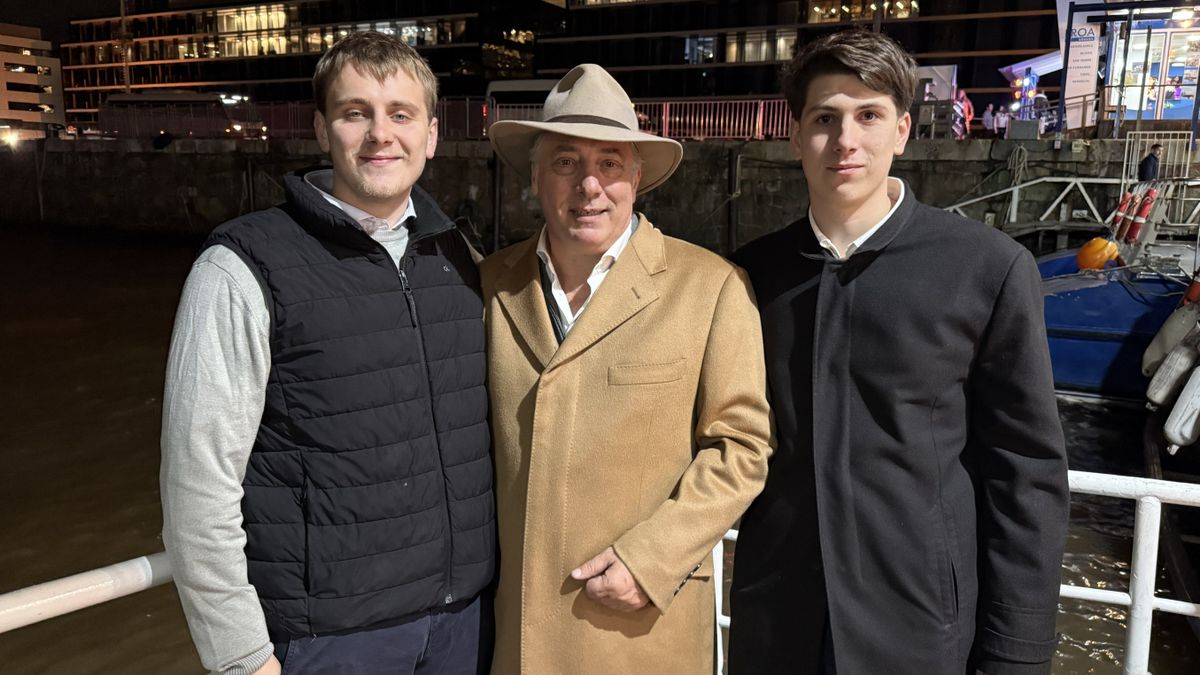 Ramiro Sturla, ejecutivo; Jorge Sturla, presidente; y Pedro Sturla.