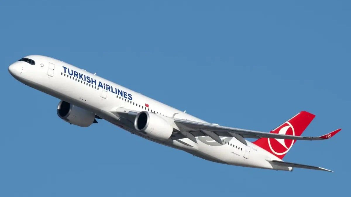 Avión de la flota de Turkish Airlines