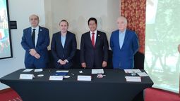 Jesús Nader, presidente de la Asociación Mexicana de Hoteles de Nuevo León (AMHNL); Jorge Paoli Díaz, presidente de la Asociación Nacional de Cadenas Hoteleras (ANCH); Miguel Ángel Fong, presidente de la Asociación Mexicana de Hoteles y Moteles (AMHM), y Francisco Madrid, director del Sustainable Tourism Advanced Research Center (STARC).