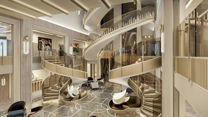 Con una capacidad máxima de 822 pasajeros en un buque de 77.000 toneladas, el Seven Seas Prestige ofrecerá una de las mayores proporciones de espacio por huésped en la industria.