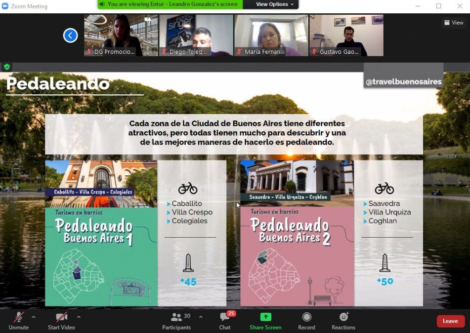 La agenda continuará en dos etapas y contará con la presencia de operadoras receptivas nacionales importantes para el sector.