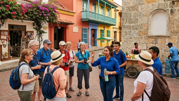 El flujo de turistas internacionales contribuyó al crecimiento del sector turístico colombiano en 2025.