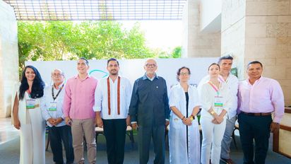 Autoridades locales y estatales al dejar inaugurada la 30° edición de la Gala Puerto Vallarta-Riviera Nayarit.