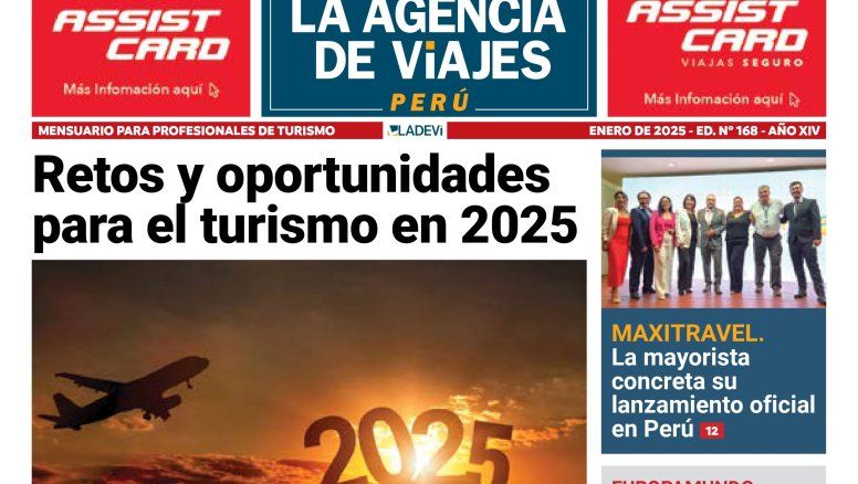 Portada de la Revista La Agencia de Viajes Perú de enero 2025.