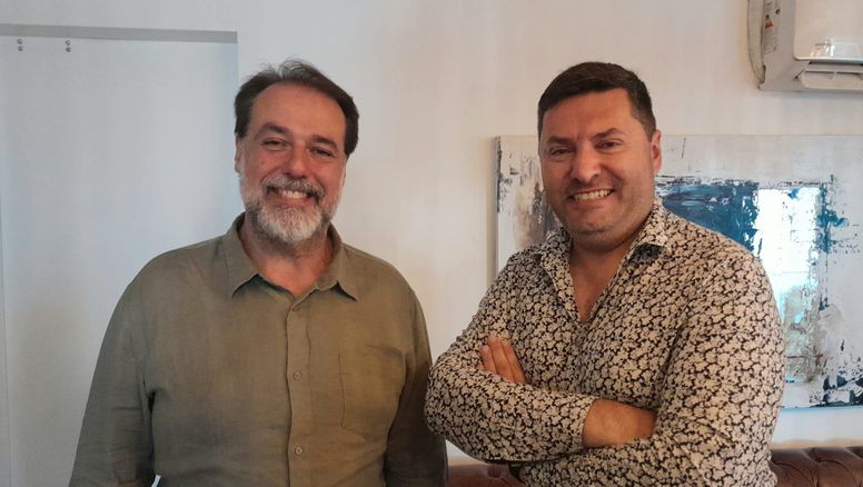 Gustavo Sánchez, CEO de TKT.Travel; y Daniel Montero, gerente general.