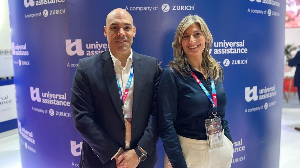 Leonardo Napal, Country Manager en Argentina de Universal Assistance, e Ivana Sarzynski, gerente comercial.