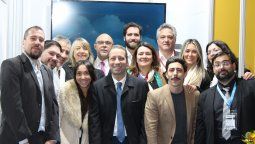 El equipo de Ladevi Medios y Soluciones que está cubriendo Fitur 2023, en el marco del lanzamiento Ladevi España.