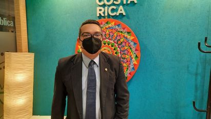 Gustavo Alvarado, secretario de Turismo de Costa Rica.