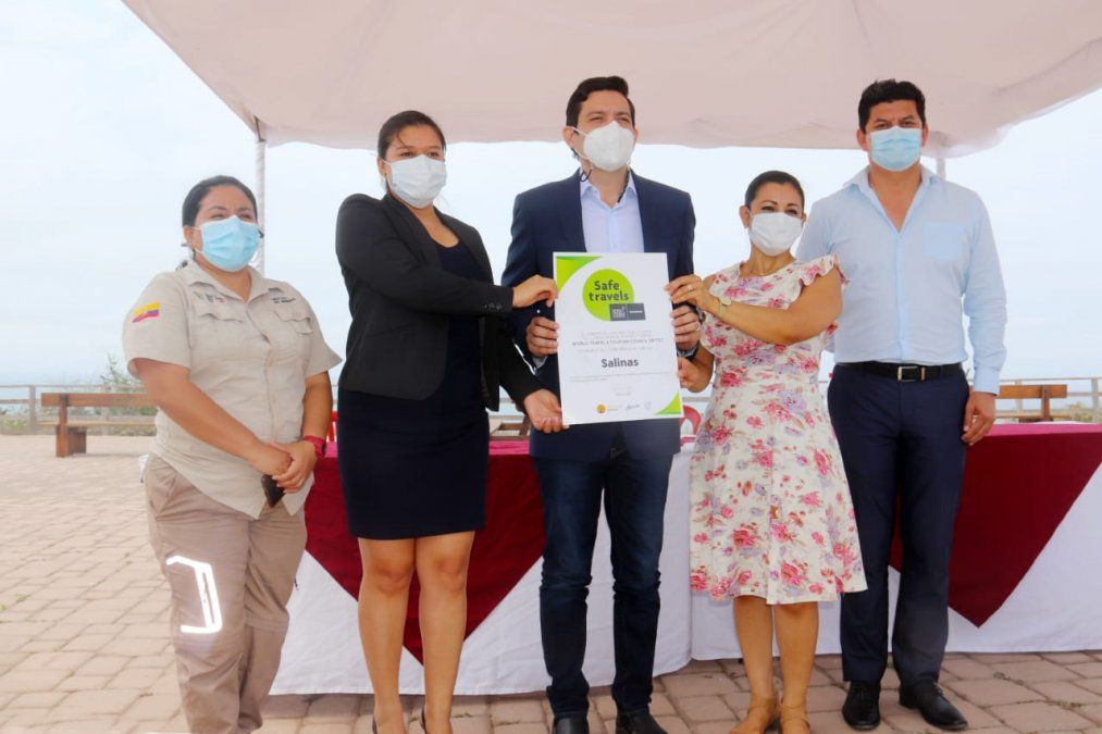 A inicios de diciembre de 2020, Salinas se convirtió en uno de los 20 destinos seguros de Ecuador según WTTC. - Ladevi Medios y Soluciones A inicios de diciembre de 2020, Salinas se convirtió en uno de los 20 destinos seguros de Ecuador según WTTC.