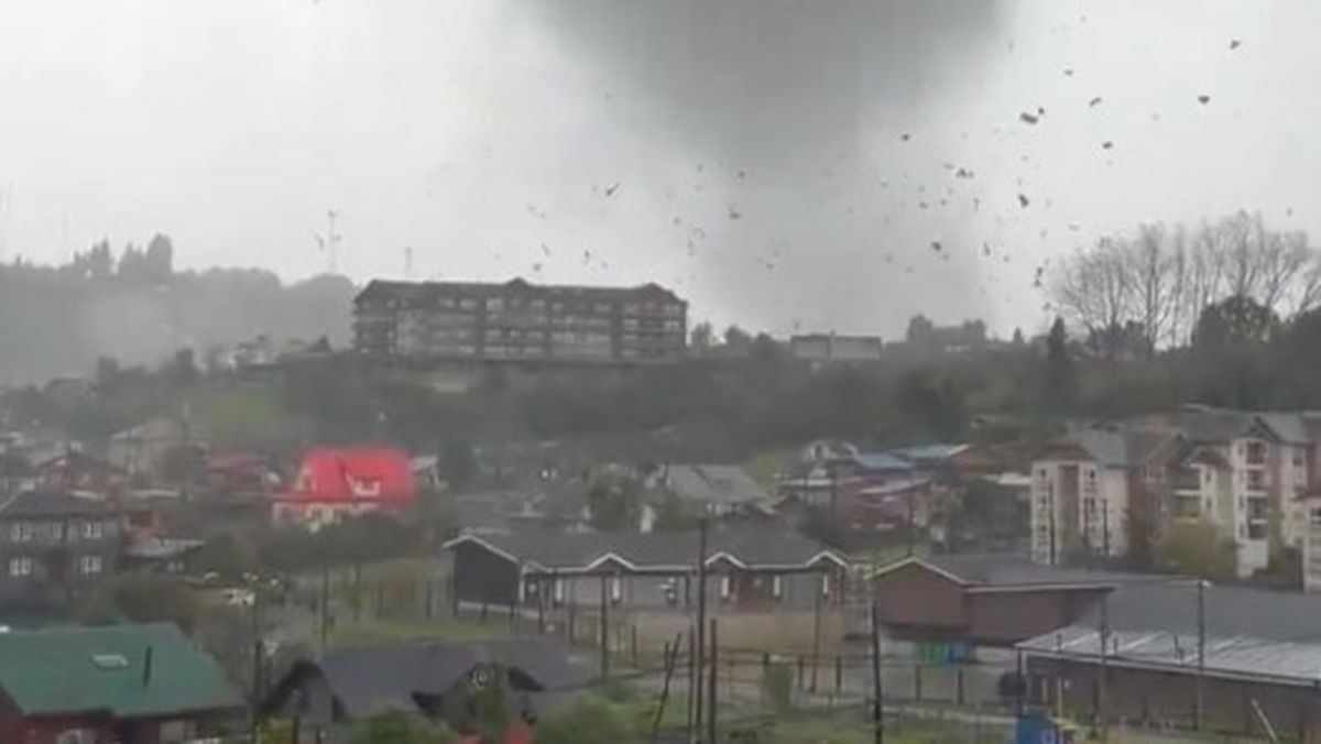 Puerto Varas fue afectada por un tornado el 25 de mayo, un fenómeno climático extremadamente inusual en la zona.