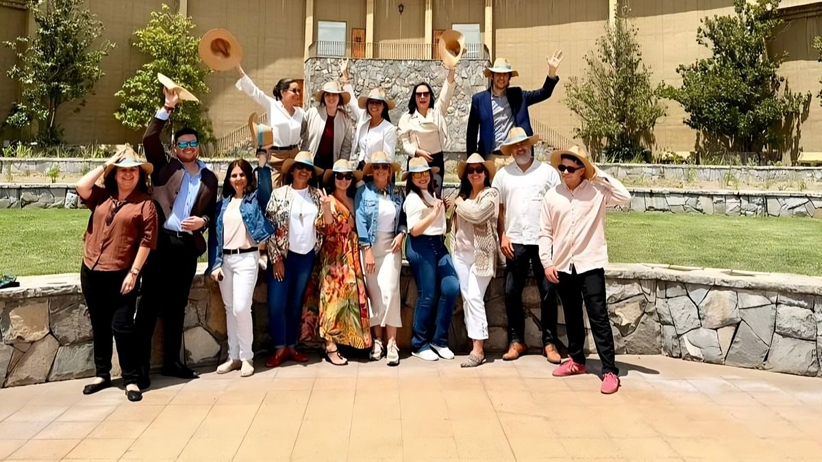 La actividad de Palladium Hotel Group se realizó en la Viña Haras de Pirque.&nbsp;