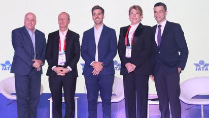 Gonzalo Schames de American Airlines, Norbert Onkelbach del Aeropuerto de Lima, Gabriel Oliva de Avianca, Peggy Croes del Aeropuerto de Curazao y Enrique Perrella de Business Traveller.&nbsp;