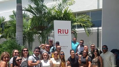 Exitoso Fam trip de RIU a Punta Cana.