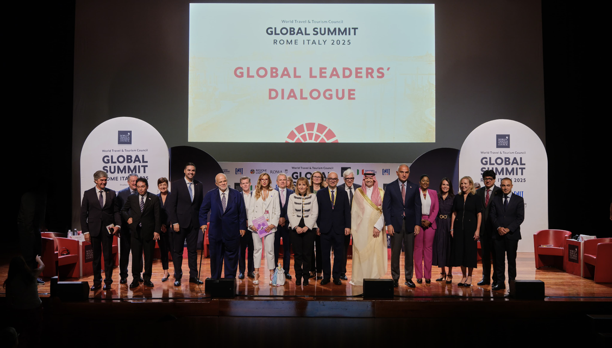 Principales líderes asistentes a la inauguración de la Cumbre Mundial de la WTTC 2025 en Roma.