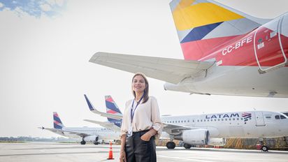 Erika Zarante Bahamón, CEO de Latam Airlines Colombia.