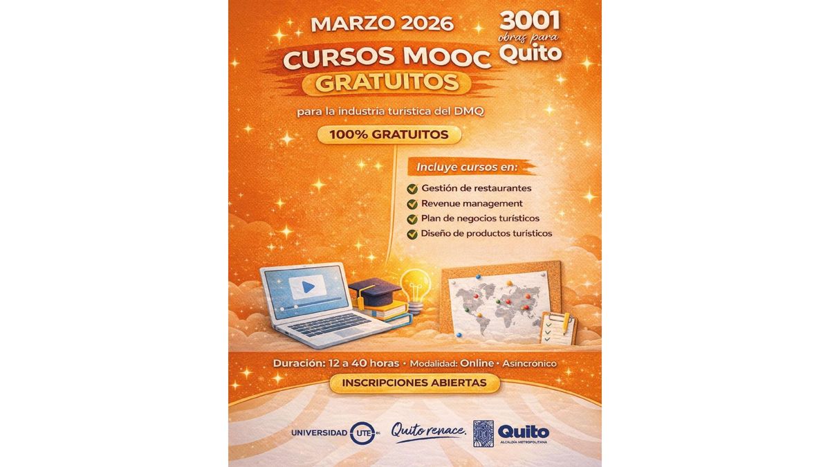 Quito Turismo abre curso para agencias y otros actores del sector turístico.&nbsp;