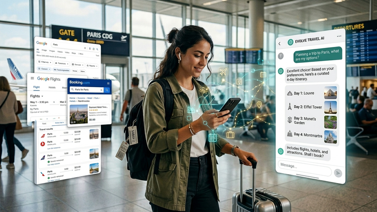 Phocuswright: la IA ya es el comportamiento dominante en los viajeros de Estados Unidos. &nbsp;