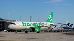 Avión de la aerolínea Transavia