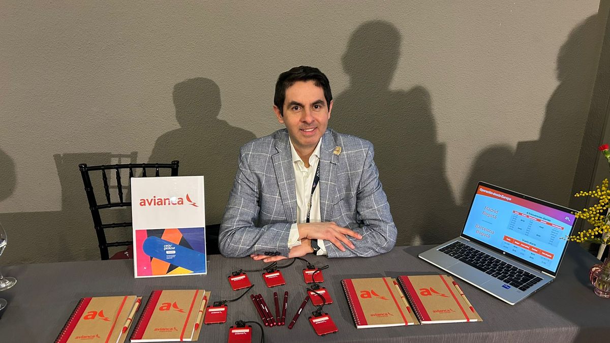 Alejandro Mazuera, ejecutivo de Ventas de Avianca.